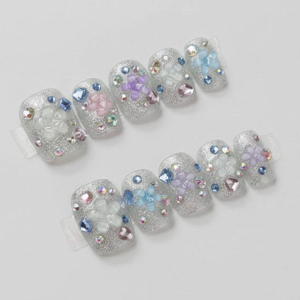 Sparkle Crystal Nail Art Set - Crystal Mix