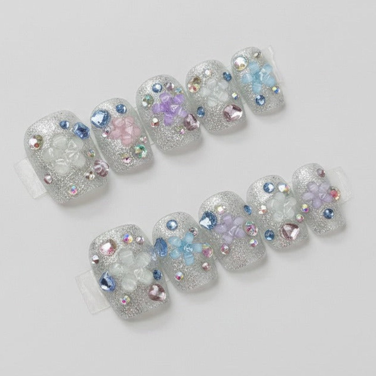 Sparkle Crystal Nail Art Set - Crystal Mix