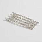 Sparkly Hair Clip Set - Silver Rhinestone Mix – hair accessories (view 1)