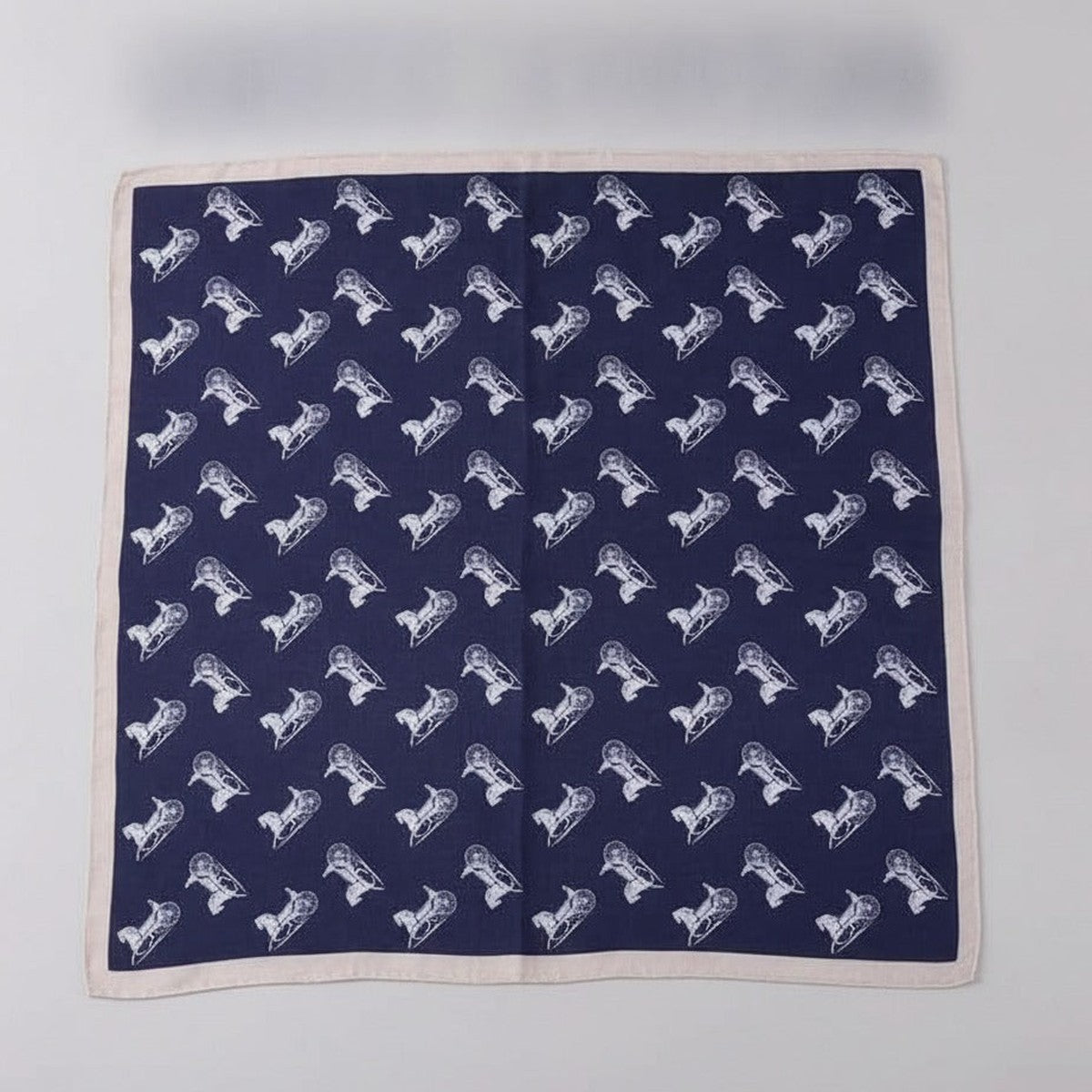 Mini Horse Print Silk Scarf - Type 7