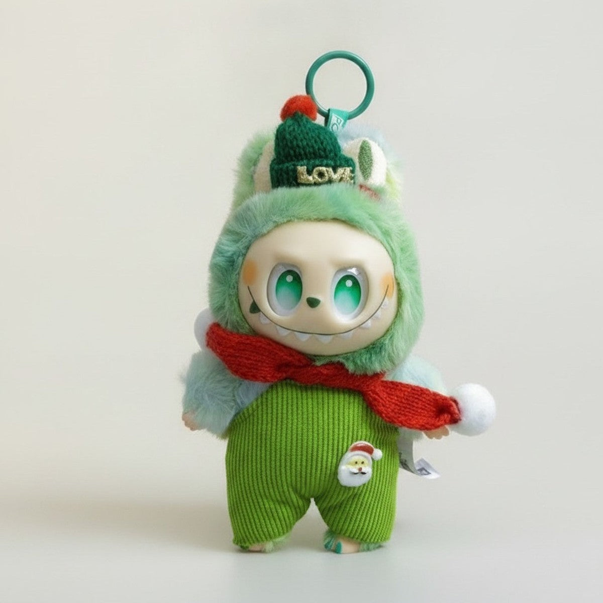Cute Christmas Character Plush Keychain – novelty & toys (view 1)