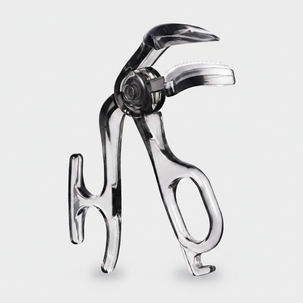 Clear Glass Eyelash Curler With Black Handle – Korean beauty tool (view 1)