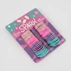 Colorful Gradient Hair Elastics Bundle Pack – hair accessories