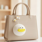 Smiley Face Squish Buddy Plush White