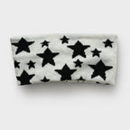 Star Knit Headband Wrap - White – hair accessories (view 1)