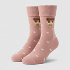 Pink Bear Ice Cream Crew Socks – apparel accessories (view 1)