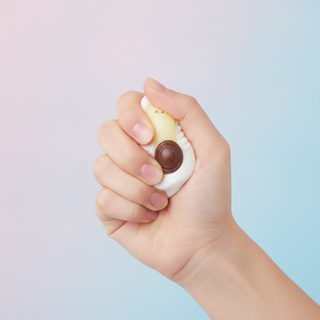 Pinch Family Toilet Poop Squishy Toy - squeeze in hand