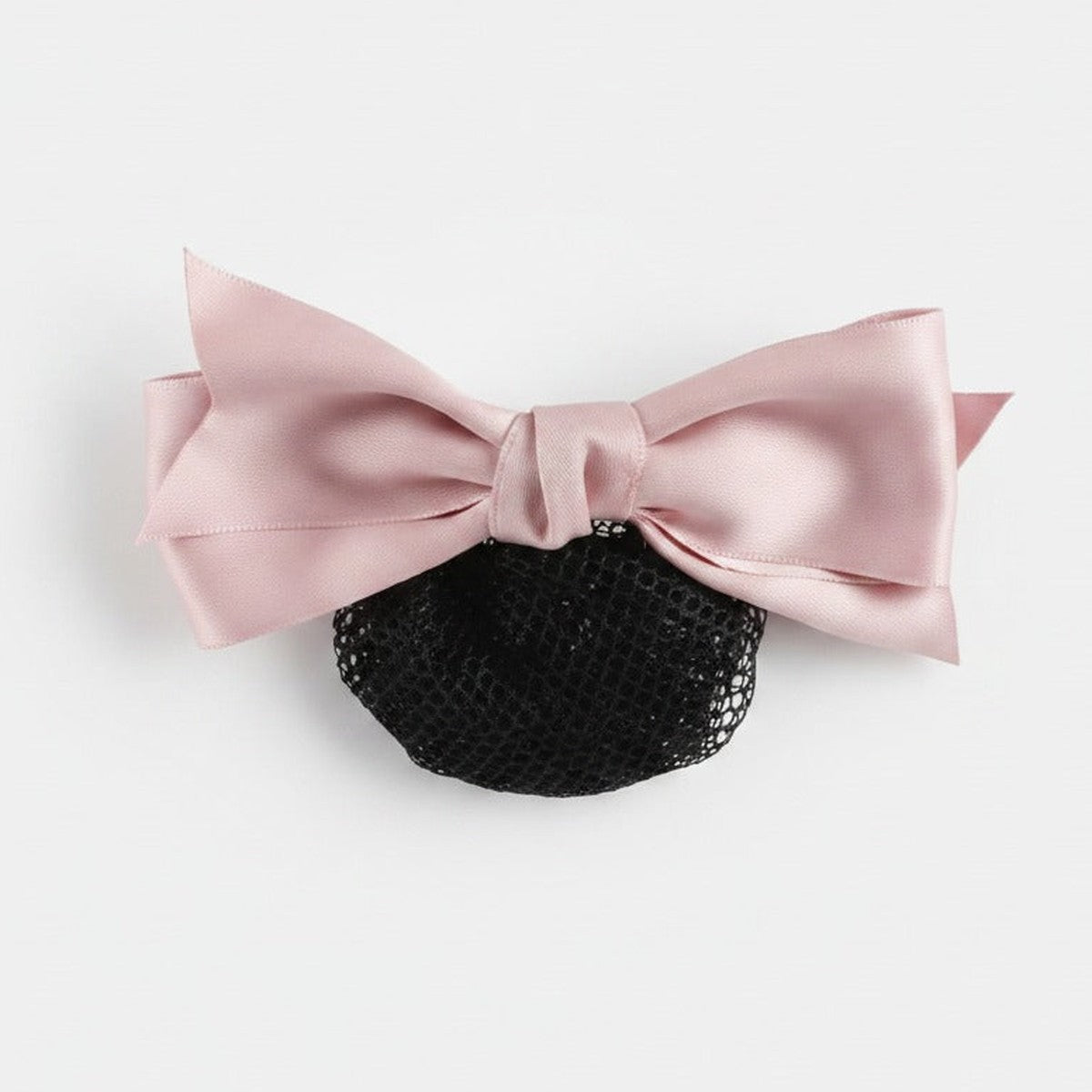Mesh Bow Hair Claw - Pink