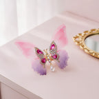 Sparkly Butterfly Hair Claw - Rose