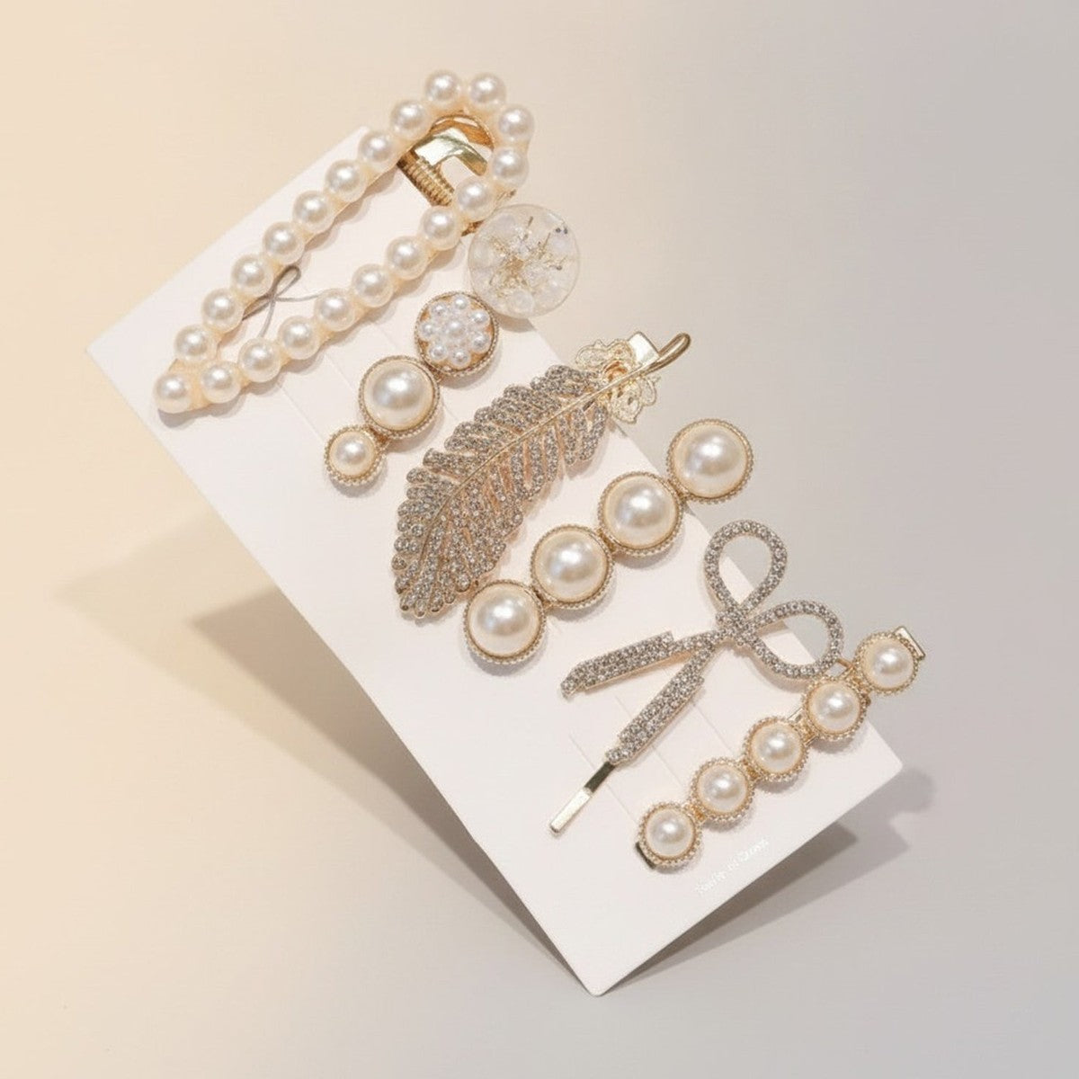Elegant Decorative Hair Clip Set – hair accessories (view 1)