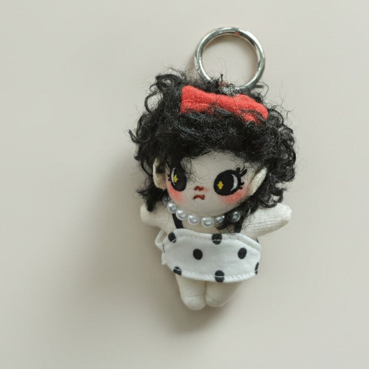 Mini Doll Keychain with Bow – novelty & toys (view 1)