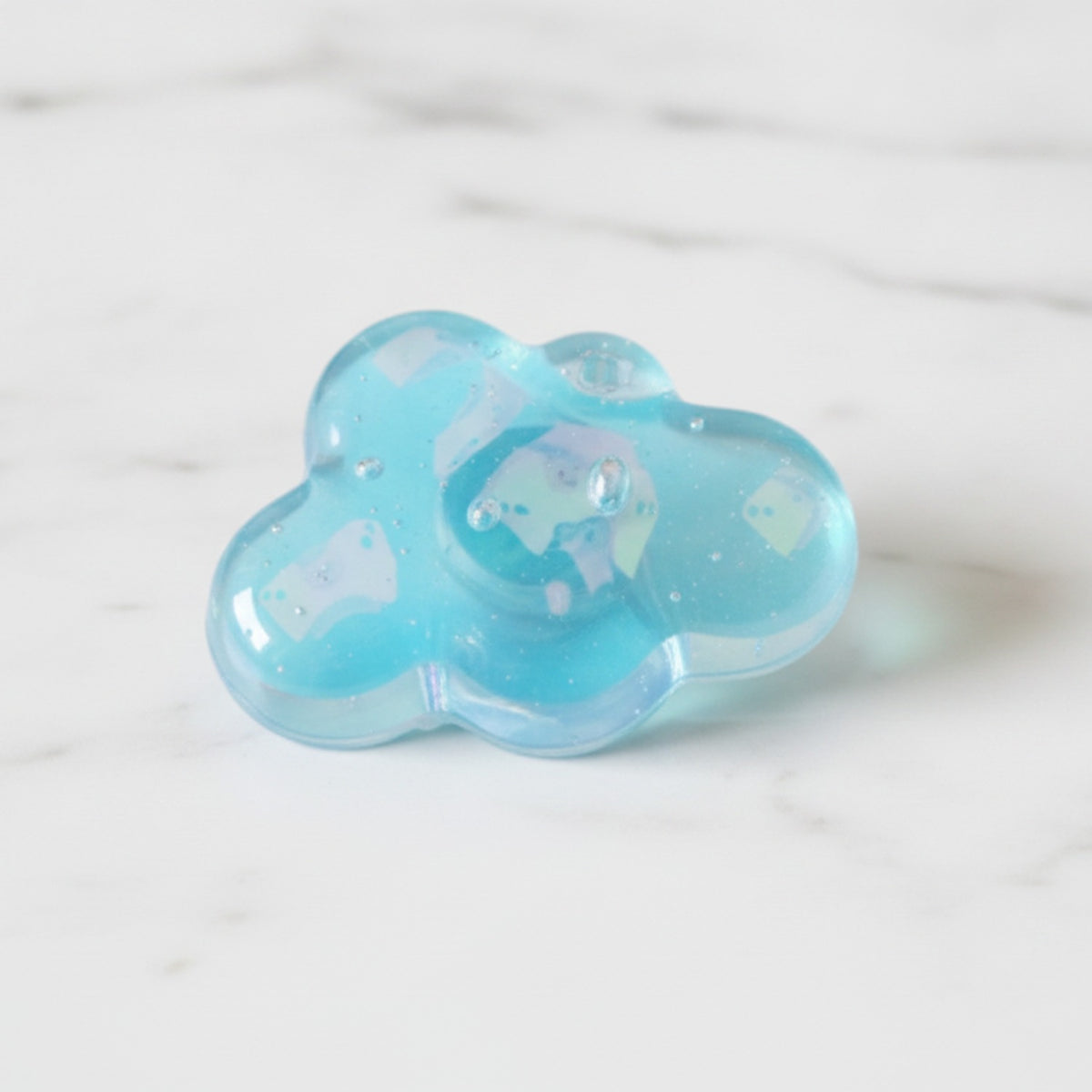 Cloud Pop Phone Grip - Blue