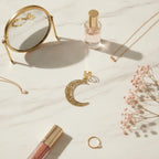 Celestial Gold Hair Clip Charm Set Gold