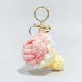 Crocheted floral keychain - Type 4 – novelty & toys (view 1)