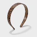 Tortoiseshell Brown Padded Headband with Textured Grip – hair accessories (view 1)