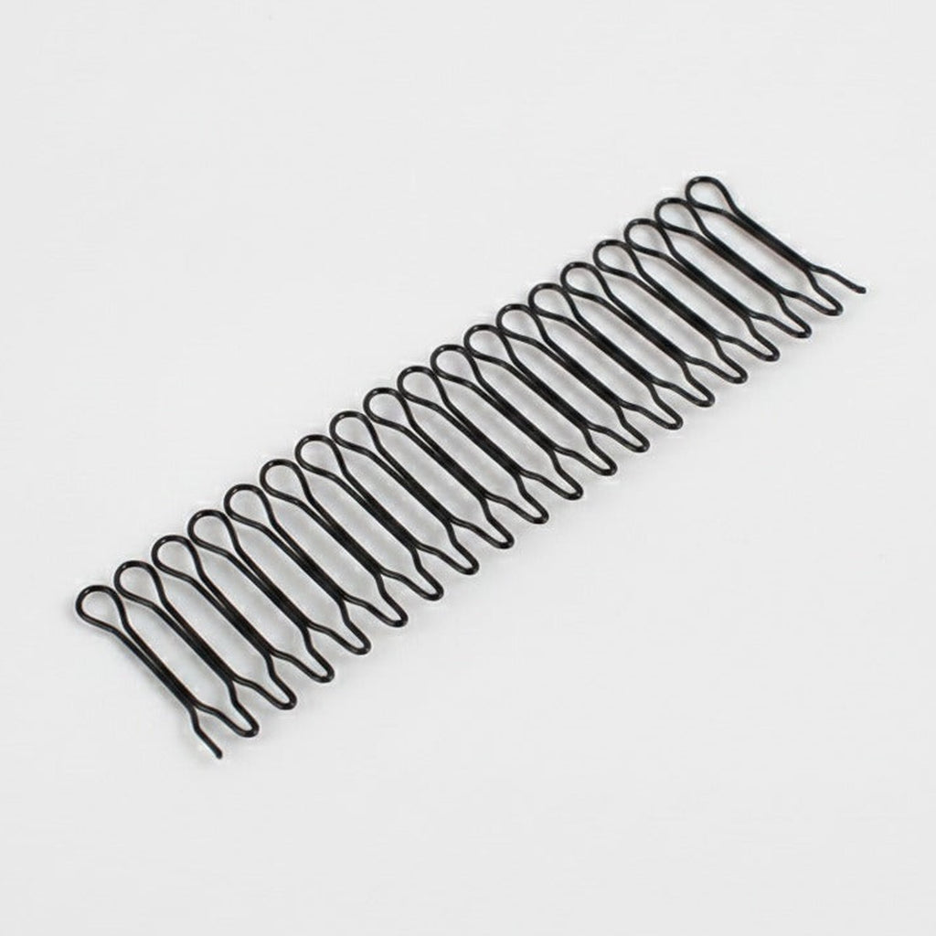 Wavy Hair Claw Clip - Black Small