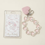My Melody Clear Card Holder Heart Charm – bags & wallets (view 1)