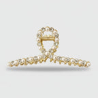 Pearl And Rhinestone Oval Hair Claw – hair accessories (view 1)