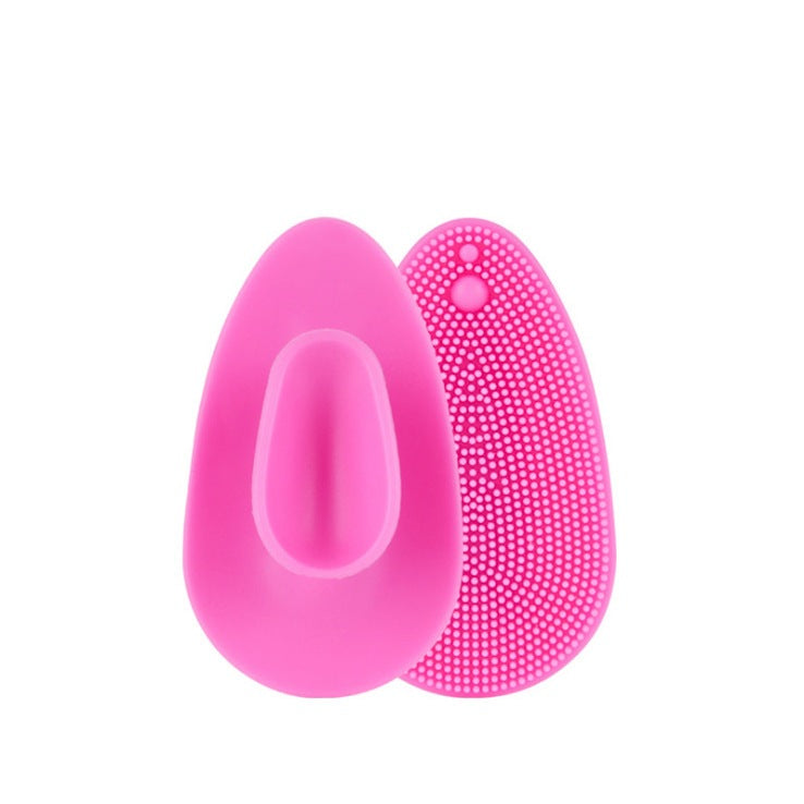 Flower-shaped facial cleansing brush - Rosered