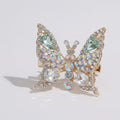 Butterfly Sparkle Hair Claw - Green