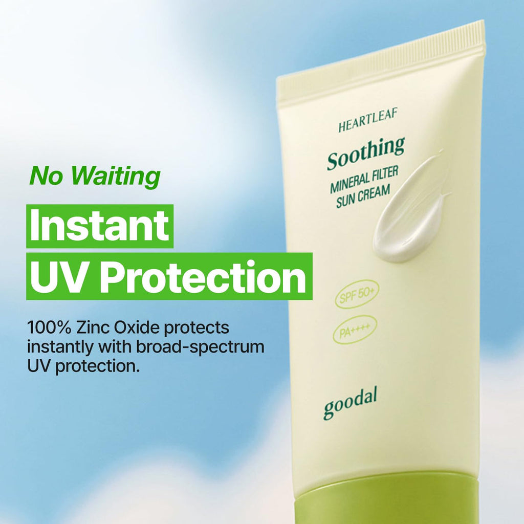 Heartleaf Soothing Zinc 100 Mineral Sunscreen SPF50 50ml