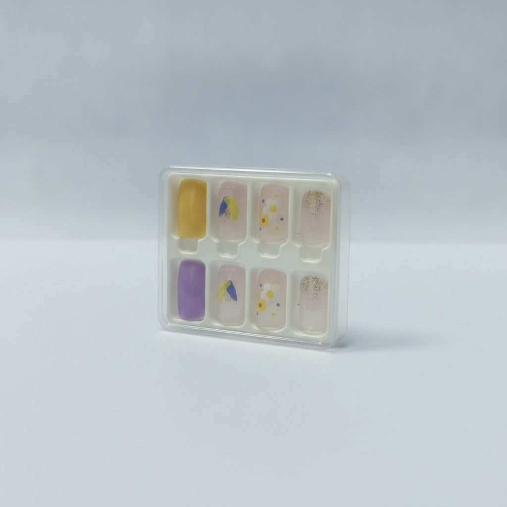 Press-On Nail Set Kit - Mixed Pastels