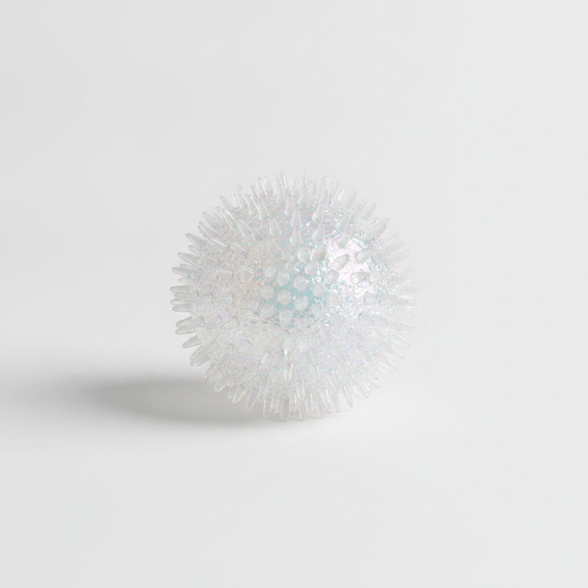 Sparkling Texture Squishy Ball - Clear