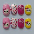 Cute Cat Nail Art Ring Set - Kitty Mix