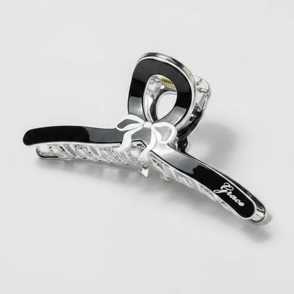 Rhinestone Bow Hair Claw Clip - Medium - 11cm – hair accessories (view 1)