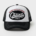 Chicago Windy City Trucker Cap - Black – apparel accessories (view 1)