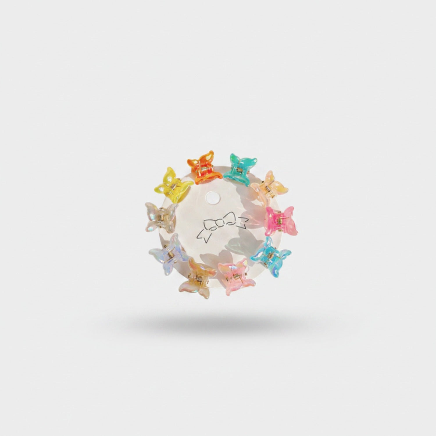 Mini Star Hair Clip Set Butterfly Mix