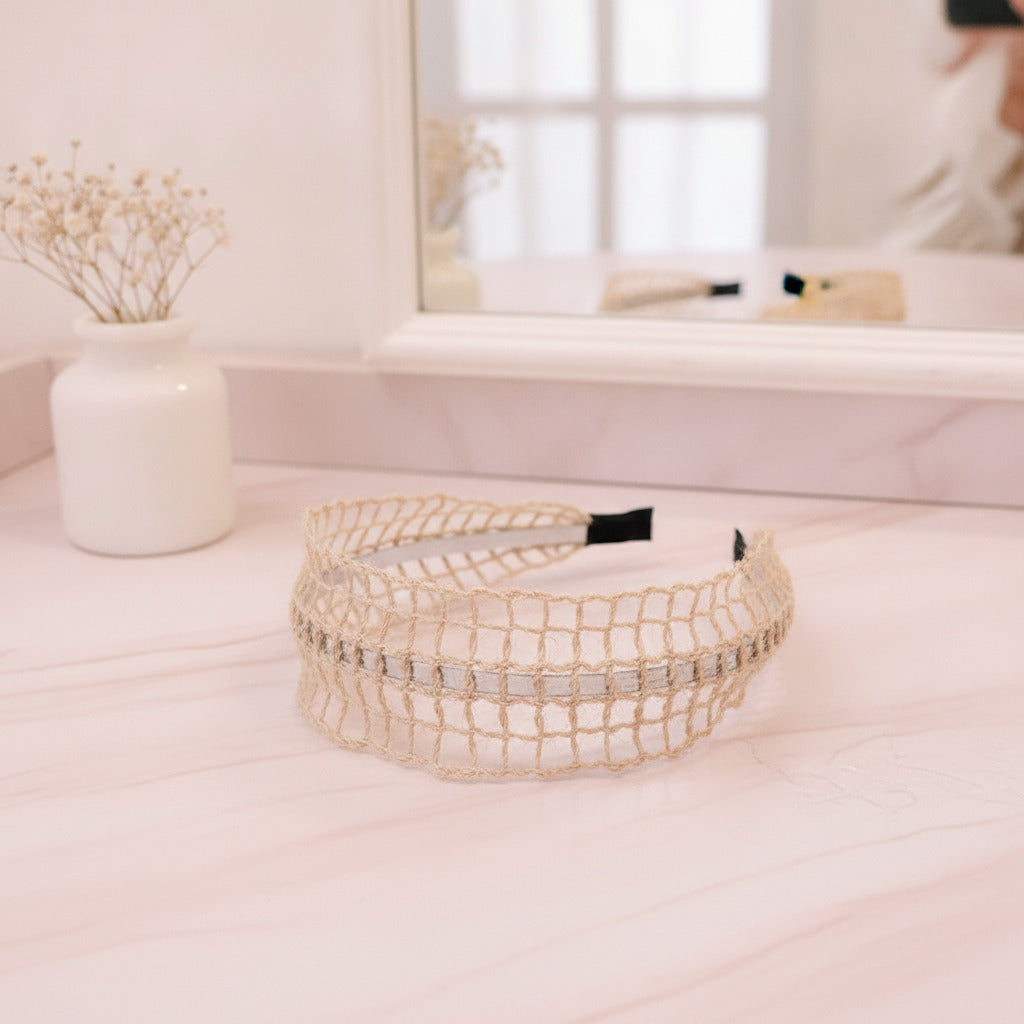 Delicate Lace Padded Headband - Type 2