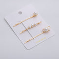 Pearl & Gold Hair Clip Set – hair accessories (view 1)