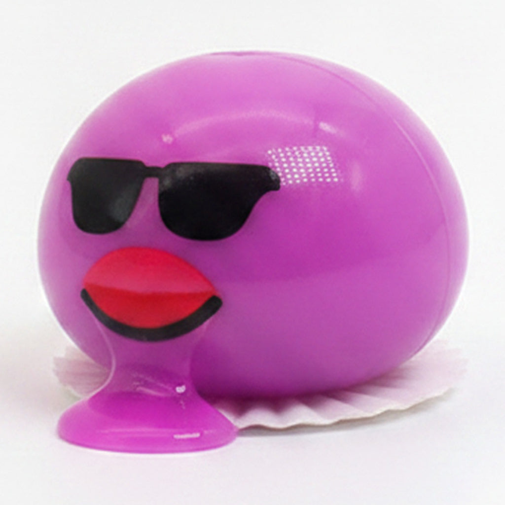 Sunglasses Emoji Squeeze Toy - Pink