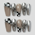 Sacred Cross Nail Art Set - Silver Cross