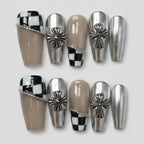 Sacred Cross Nail Art Set - Silver Cross
