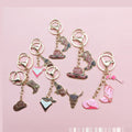 Western Charm Keychain Set - Bandana, Brown