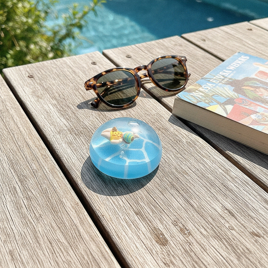 Mini Pool Party Squishy - Round Pool