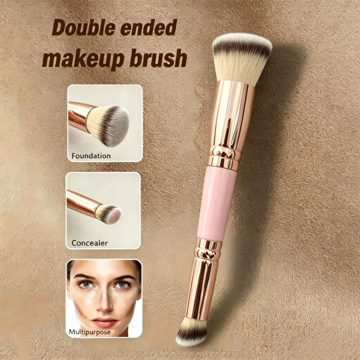 Double-headed multi-functional makeup brush set - Type 6