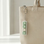Mini Keyboard Keys Keychain - Matcha