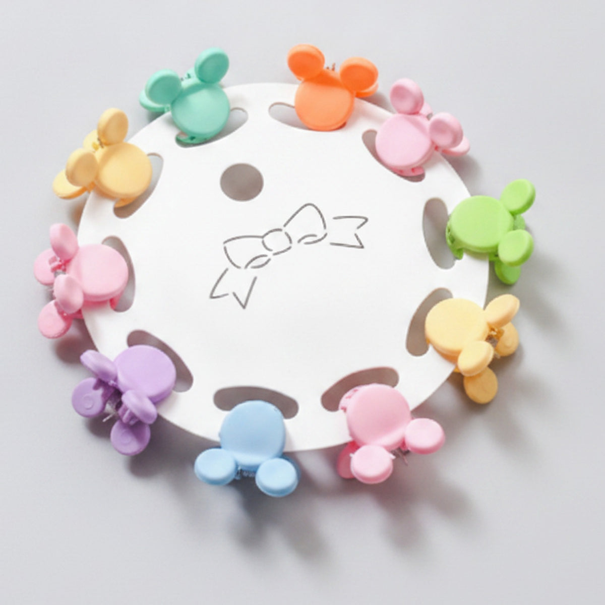 Flower Hair Clips Set - Mickey – hair accessories (view 1)