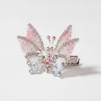 Sparkle Butterfly Hair Claw - Pink & Blue