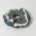 Lace Plaid Hair Scrunchie With Eyelet Trim – hair accessories (view 1)