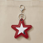 Star Keychain Charm - Red
