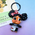 Cute Crying Doll Resin Keychain Cartoon Charm Gift - Black
