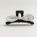 Polka Dot Bow Hair Claw Clip Set – hair accessories (view 1)