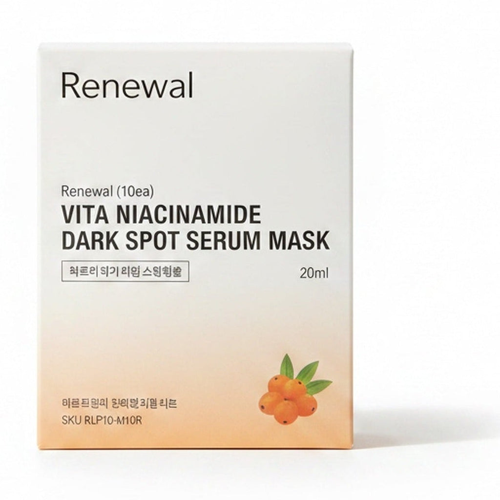 Round Lab (10ea) Vita Niacinamide Dark Spot Serum Mask 20ml – Korean sheet mask (view 1)