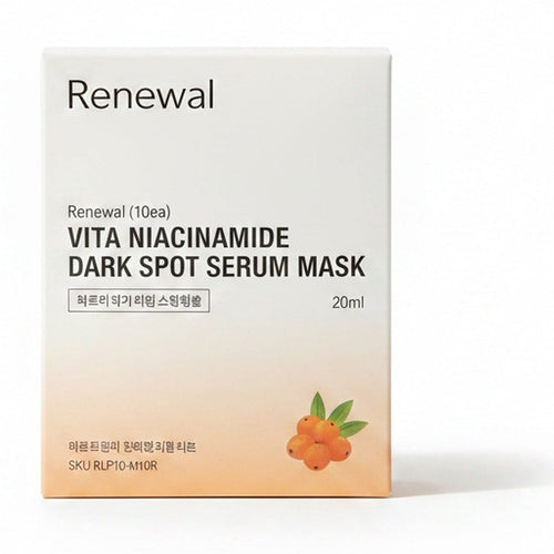Round Lab (10ea) Vita Niacinamide Dark Spot Serum Mask 20ml – Korean sheet mask (view 1)