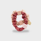 Textured Charm Hair Scrunchie Mauve Mix