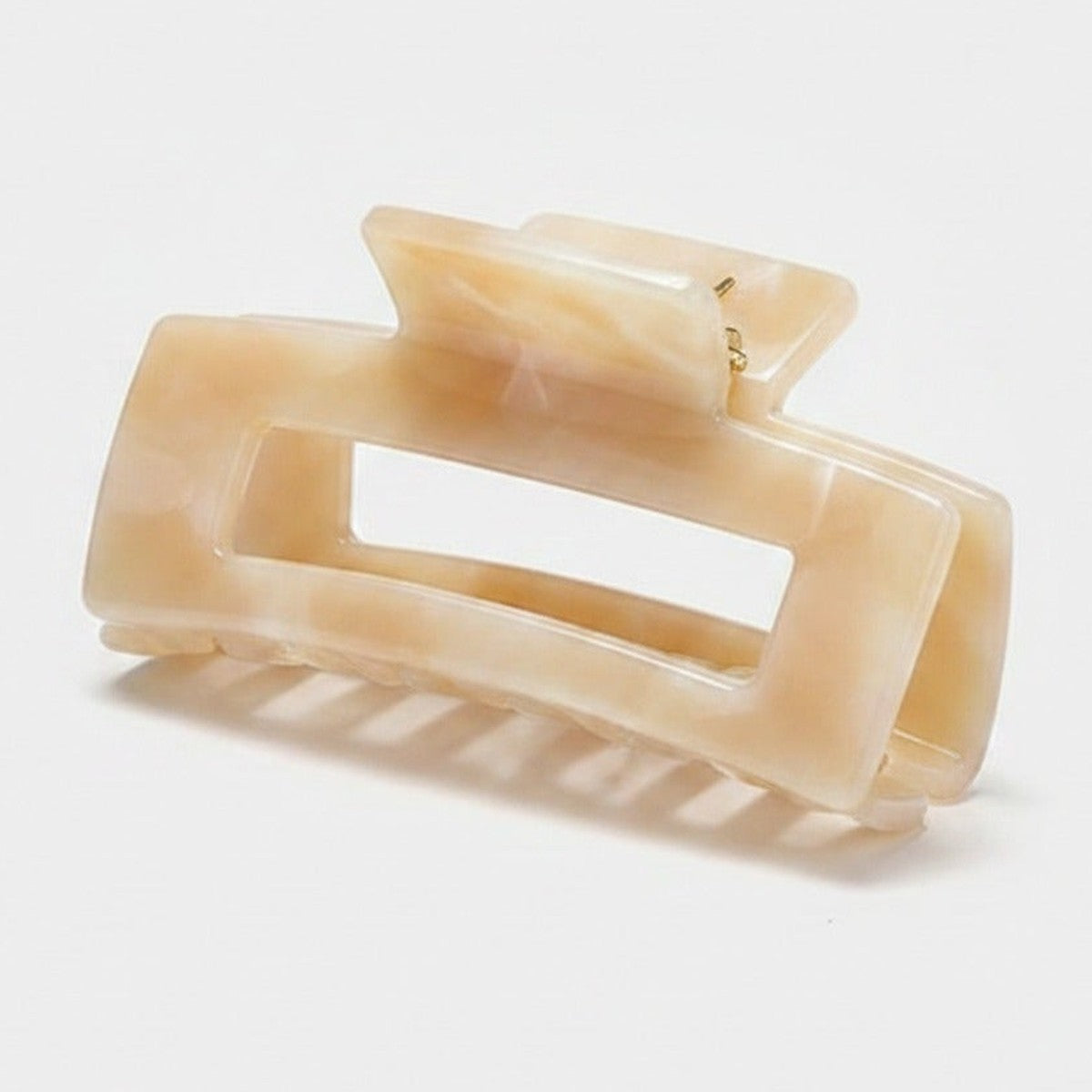 Tortoiseshell Beaded Hair Claw Clip - 7.8cm – hair accessories (view 1)